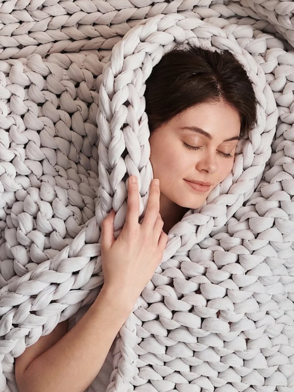 Bearaby 10 lbs napper weighted blanket Moonstone Grey